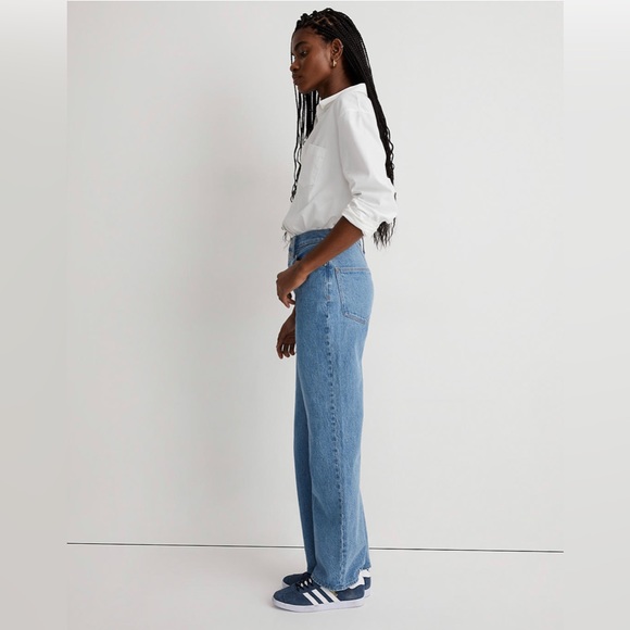 COPY - Madewell the perfect vintage wide-leg Jean in harden wash button fly edi… - Picture 3 of 16